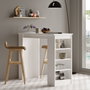 Hanah Home Mesa de bar St1-W Blanca